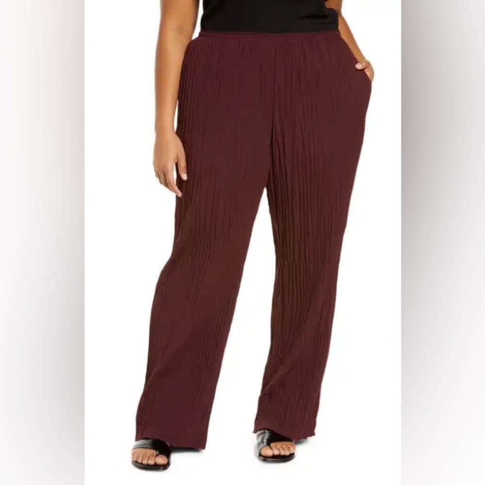 NWT Vince Plissé Pull-On Pants | Size 3X